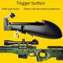 grfamily New Upgrade AK66 MEMO Mobile Game Controller for PUBG Six Finger All-in-One Mobile Phone Triggers Controller Free Fire Button Joystick Gamepad for iOS & Android Phone (Gray)