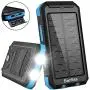 Solar Charger, Benfiss 20000mAh Lit Solar Power Bank with 2 Led Light and Dual USB 5V 1A/2A Output, Waterproof Portable External Backup Battery for Camping,Outdoors,Emergency Solar Charger, Benfiss 20000mAh Lit Solar Power Bank with 2 Led Light and Dual USB 5V 1A/2A Output, Waterproof Portable External Backup Battery for Camping,Outdoors,Emergency