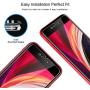 TAURI [3-Pack] Screen Protector for New iPhone SE 2020/ iPhone SE2 (4.7 inch), Tempered Glass [Alignment Frame] HD Clear [Bubble Free], Scratch-resistant, (Only for iPhone SE 2020, Not for iPhone 7/8)