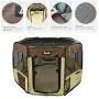 JESPET Pet Dog Playpens 36&quot, 45&quot & 61&quot Portable Soft Dog Exercise Pen Kennel with Carry Bag for Puppy Cats Kittens Rabbits, Indoor/Outdoor Use