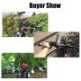 Bluetooth Bicycle Speaker Zealot S1 4000mAh Power Bank Waterproof Speakers with Full Outdoor Accessories(Bike Mount, Carabiner.)(Red)