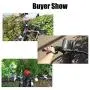 Bluetooth Bicycle Speaker Zealot S1 Bike Cycling Portable Speakers Waterproof, 4000mAh Power Bank, LED Light, TF Card Play, with Full Outdoor Accessories(Bike Mount, Carabiner.)(Blue)