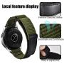 V-MORO Nylon Strap Compatible with Galaxy Watch 46mm Bands/Gear S3 Frontier Band Men 22mm Soft Breathable Woven Loop Replacement for Samsung Galaxy Watch 46mm/Gear S3 Smartwatch Army Green