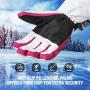 Terra Hiker Men’s Waterproof Gloves, Women’s Winter Warm Ski Gloves 3M Thinsulate Snowmobile Cold Weather Gloves for Adults