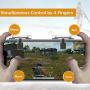 SONGVEN Semiconductor Mobile Game Controller Gamepads with Two Triggers Sensitive Aim Shoot Keys Portable Semiconductor Phone Radiator for 4-6.7 inch iOS Android Phones (H5。)