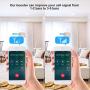 Signal Booster AT&T T-Mobile Cell Phone Signal Booster Amplifier 4G LTE Indoor obdator FDD Band 12/17 Cellular Signal Repeater 65dB Mobile Phone Signal Booster for Home and Office