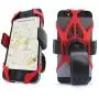 4-Pack Bike Motorcycle Phone Mount Tether - X Web Grip Silicone Cell Phone Holder Band - Universal Elastic Rubber Security Strap for Mountain & Road Sports Bicycle Handlebar Cradle (2 Black & 2 Red) 4-Pack Bike Motorcycle Phone Mount Tether - X Web Grip Silicone Cell Phone Holder Band - Universal Elastic Rubber Security Strap for Mountain & Road Sports Bicycle Handlebar Cradle (2 Black & 2 Red)