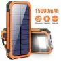 Portable Charger Power Bank 15000mAh, Elzle Solar Charger, Solar Power Bank Battery Pack, High-Speed Charging Solar Phone Charger for iPhone, Samsung and More. Portable Charger Power Bank 15000mAh, Elzle Solar Charger, Solar Power Bank Battery Pack, High-Speed Charging Solar Phone Charger for iPhone, Samsung and More.