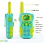 Kids Walkie Talkies 3 KMs Long Range 2 Way Radio 22 Channels for Kid Toys Gifts with Backlit LCD Flashlight Best Gift for Age 3-12 Boys and Girls for Outdoor Adventure Game