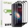 (2 Pack) Galaxy S9 Screen Protector Tempered Glass, OTAO 3D Curved Dot Matrix [Full Screen Coverage] Glass Screen Protector for Samsung Galaxy S 9 with Installation Tray [Case Friendly]