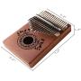 Kalimba Thumb Piano 17 Keys with Study Instruction and Tune Hammer,Portable Mbira Sanza Finger Piano, Gift for Kids Adult Beginners Music instrument lover. (High End 17 Key)