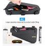 Rhinowalk Bike Frame Bag Bicycle Triangle Bag Waterproof Under Top Tube Bag Front Storage Pack for Road Mountain Cycling