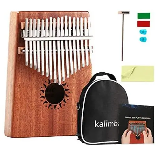 Kalimba 17 Keys Thumb Piano Portable Mbira Finger Piano Gifts for Kids and Adults Beginners with Tuning Hammer and Study Instruction Kalimba 17 Keys Thumb Piano Portable Mbira Finger Piano Gifts for Kids and Adults Beginners with Tuning Hammer and Study Instruction