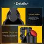 NOLOGO Fssh-mlx Game pad Trigger Mobile Phone Games Shooter Controller L1 R1 Fire Button Handle for PUBG/Rules of Survival/Knives Out (Color : Transparent)