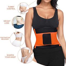 SCOBUTY Waist Cincher Trimmer,Waist Trimmer for Women and Men,Slimming Body Shaper Belt,Sport Girdle Belt, Comfortable Adjustable Waist Cincher Trimmer Weight Loss Belt,Back Support Sport Girdle Belt