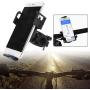 Enrilior PVC Mountain Bicycle Mobile Phone Holder Bracket Bike Handlebar Cellphone Rack(Black Blue)