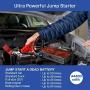 HALO Bolt Wireless Laptop Power Bank - 44400 mWh Portable Phone Laptop Charger Car Jump Starter with AC Outlet and Car Charger, Blue Graphite