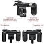 Mobile Game Controller for Apple iPhone 7 8 Plus X Android Phone, Mobile Game Controller for PUBG Fortnite Knives Out Rules of Survival Newest Version