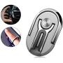 Cell Phone Ring Holder Stand, 3 in 1 MR. YLLS Universal Air Vent Car Phone Mount and Finger Grip Ring Kickstand, 360°Rotation & 90°Flip(Silver)