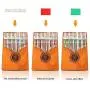 GUNAI Kalimba 17 Keys Thumb Piano Portable Thumb Finger Piano Mahogany Marimba Instrument with Tuning Hammer and 7 Accessories for Music Lover Beginners