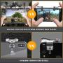 Newseego Mobile Game Controllers, Phone Triggers for Android & iOS, Shooter Sensitive Mobile Gaming Joysticks Aim & Fire Trigger for Knives Out/Rules of Survival (1 Pair Mobile Triggers) - Grey