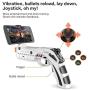 DoinMaster Bluetooth Gamepad Shooting AR Gun Joystick for Android iOS Phone iPhone iPad AR Game Controller with Motor Vibration