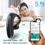 SLuB Bluetooth Headset,Wireless Headset V5.0 Bluetooth Phone Earpiece Business Earphones Sweatproof Headphones with in-Ear Earbuds Hands Free Bluetooth for Cell Phone (Black, Small)