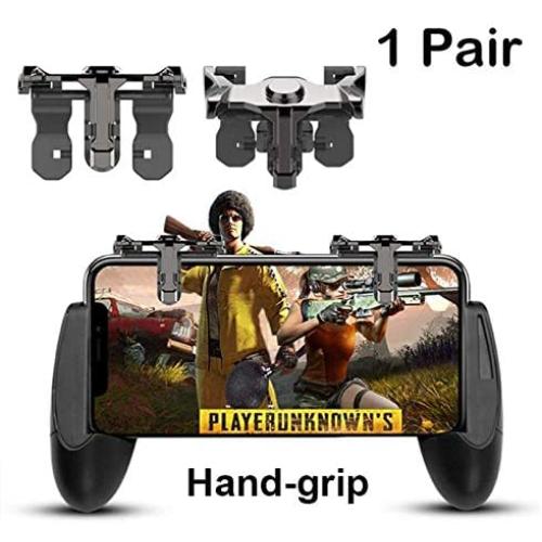 RONSHIN Wireless Controller,Portable L1R1 Gaming Trigger Smart Phone Game Shooter Controller Fire Button Handle for iPhone PUBG/Rules Survival/Knives Out Gifts for Boys