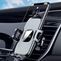 TORRAS Air Vent Cell Phone Holder for Car [Military Grade for Summer], Car Phone Mount Vent [Universal Clip] Compatible with iPhone 11 Pro Max X XS XR 8 SE, Samsung Galaxy S20+Ultra/Note 20 10 Plus