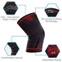 ArthritisHope Knee Brace (XL) - Knee Compression Sleeve for Knee Pain, Running, Weightlifting, Arthritis, Sports, Gym, ACL (Men and Women)