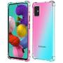 ROSAUI for Samsung Galaxy A10e Case Soft TPU Bumper Slim fit Shockproof Anti Scratch Drop Protection Flexible Gradient Transparent Cute Case for Galaxy A10e (Teal-Pink)