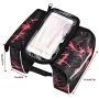 Vbestlife Bike Front Tube Bag Frame Bag Waterproof Touch Screen Mobile Phone Bag Cell Phone Holder Pouch Outdoor Cycling Bicycle Accessories