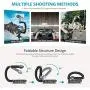Neewer DSLR/Mirrorless/Action Camera Camcorder Phone Stabilizer 2-Handed Vlog Video Holder Rig Low Position Shooting Steadycam Mount Detachable Grip Compatible with GoPro Canon Nikon iPhone Samsung