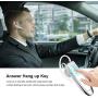 New bee Bluetooth Earpiece V5.0 Wireless Handsfree Headset 24 Hrs Driving Headset 60 Days Standby Time with Noise Cancelling Mic Headsetcase for iPhone Android Laptop Truck Driver White (White)