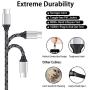 USB Car Charger, Dual Port Wall Charger Plug with 6FT Fast Charging USB C Cable Compatible for Samsung Galaxy S20 Plus Ultra Note 10 10+ A30 A40 A70 A90 A31 A61 A81 A91,LG G8X G8 G9 G7 V60 V40 Thinq