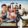 Xenvo SquidGrip Flexible Cell Phone Tripod and Portable Action Camera Holder - Compatible with iPhone, GoPro, Android, Samsung, Google Pixel and All Mobile Phones