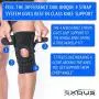 EXOUS Knee Brace Support Protector - Relieves Patella Tendonitis - Jumpers Knee Mensicus Tear - ACL Lateral & Medial Ligament Sprains Comfort Design True Non-Slip FIT for Arthritis - Sport - Running
