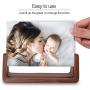 Lezgo 4x6 inch Picture Frame (2 Pack)- Photo Frame Made of Solid Wood Acrylic High-Definition Glass for Table Top Display