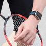 EXCHAR Sport Band Compatible with Apple Watch Band 40mm Series 5/4 Breathable Soft Silicone Replacement Wristband Women and Men for iWatch 38mm Series 3/2/1 Nike+ All Various Styles S/M Black Bule