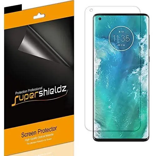 (2 Pack) Supershieldz for Motorola Edge and Edge Plus/Edge+ Screen Protector, (Full Coverage) High Definition Clear Shield (TPU) (2 Pack) Supershieldz for Motorola Edge and Edge Plus/Edge+ Screen Protector, (Full Coverage) High Definition Clear Shield (TPU)