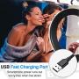 13” Ring Light LED Desktop Selfie Ring Light USB LED Desk Camera Ringlight 3 Colors Light 10 Brightness with Tripod Stand Cell Phone Holder and Remote Control for Photography, Make-up, YouTube