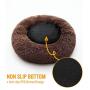 Luciphia Round Dog Cat Bed Donut Cuddler, Faux Fur Plush Pet Cushion for Large Medium Small Dogs, Self-Warming and Cozy for Improved Sleep