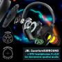 JBL Quantum 400 - Wired Over-Ear Gaming Headphones with USB and Game-Chat Balance Dial - Black