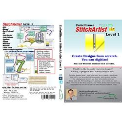 Embrilliance StitchArtist Level 1, Digitizing Embroidery Software for Mac & PC