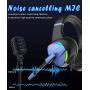 PS4 Gaming Headset Pro RGB Gaming Headphone for Xbox one PC with Mic Stereo Surround Over-Ear Headset 7 Colors Rainbow Light& Noise Cancelling for Laptop Tablet Mac Kids PS4 Gaming Headset Pro RGB Gaming Headphone for Xbox one PC with Mic Stereo Surround Over-Ear Headset 7 Colors Rainbow Light& Noise Cancelling for Laptop Tablet Mac Kids