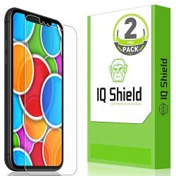 IQ Shield Screen Protector Compatible with Apple iPhone XR (2-Pack)(Max Coverage) Anti-Bubble Clear Film