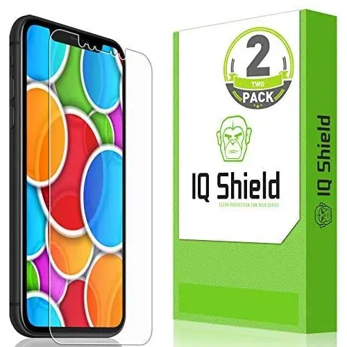 IQ Shield Screen Protector Compatible with Apple iPhone XR (2-Pack)(Max Coverage) Anti-Bubble Clear Film IQ Shield Screen Protector Compatible with Apple iPhone XR (2-Pack)(Max Coverage) Anti-Bubble Clear Film