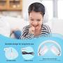 Kids Headphones, gorsun Lightweight Stereo Foldable Wired Headphones Volume Limited for Kids Adults Adjustable Headband Headset for Cellphones Smartphones iPhone Laptop Computer Mp3/4 Earphones(White)