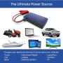 HALO Bolt 58830 mWh Portable Phone Laptop Charger Car Jump Starter with AC Outlet and Car Charger - Grey