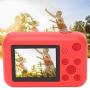 V BESTLIFE Kids Camera Gifts for 4-12 Year Old, Mini Child Camcorder with 2 Inch IPS Screen and Battery Suitable for Little Girl and Boy with Soft Silicone(Red)